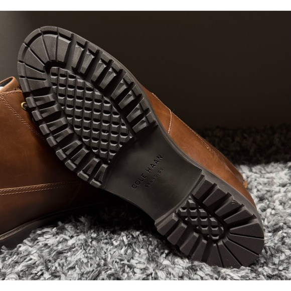 Cole Haan Boots Mens Size 10 Brown Bayou Grand‎ Lug Cushioned C39937 - Picture 6 of 7